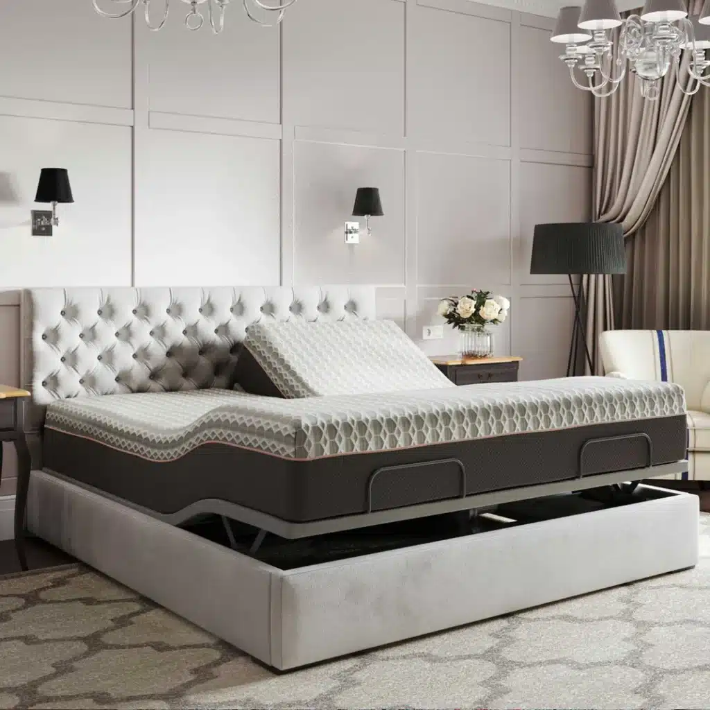 Best Mattress For Couples With Different Needs 3 bedtech copper lux hybrid split top king mattress 02