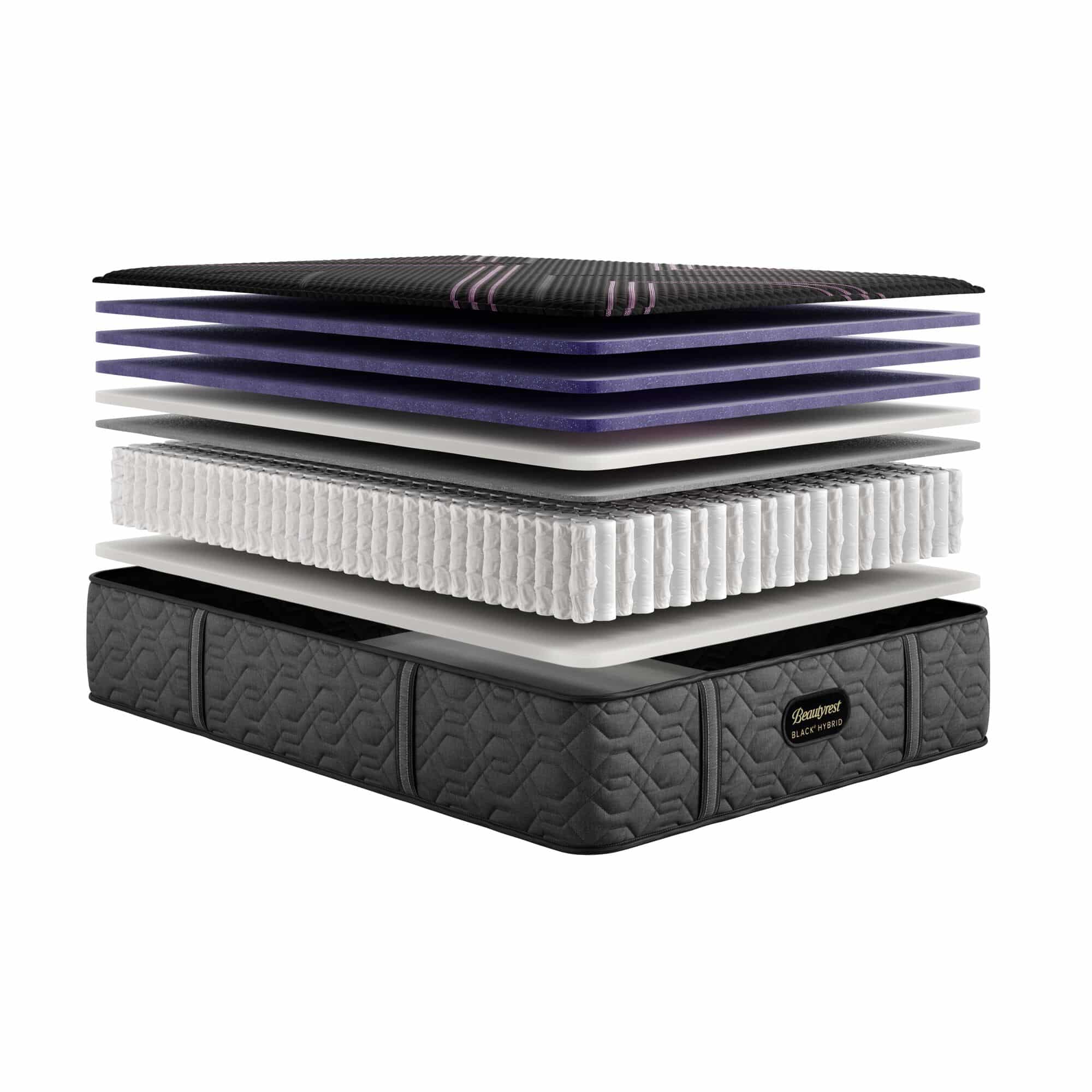 Beautyrest Black Hybrid Series 2 Plush Mattress Luxurious Comfort And Beautyrest Black Hybrid Series 2 Plush Mattress Luxurious Comfort And