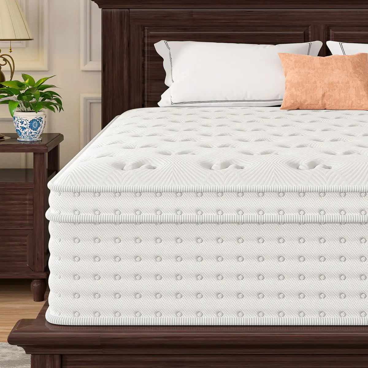14'' Hybrid Mattress, Memory Foam & Pocket Springs For Pressure Relief 3 14'' Hybrid Mattress, Memory Foam & Pocket Springs For Pressure Relief - Image 3