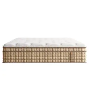 12-inch king hybrid mattress featuring a plush top, innerspring support, and gel memory foam, designed for medium firm comfort and spine support, presented on Mattress Superstore's king-size mattress selection page.