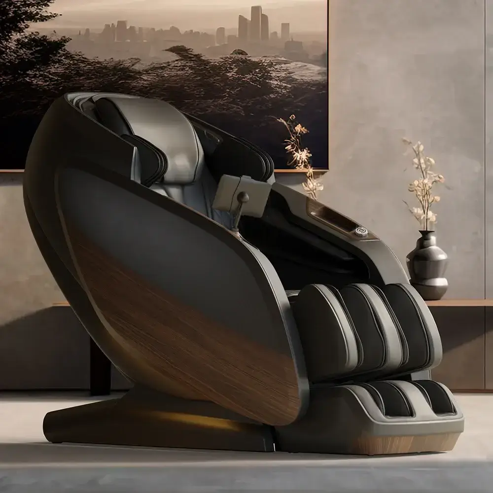 FFL DualTech Pro 2 Positive Posture DualTech Pro AI 4D Dual Mechanism Massage Chair in modern interior setting, showcasing advanced design and comfort features for personalized wellness and relaxation.