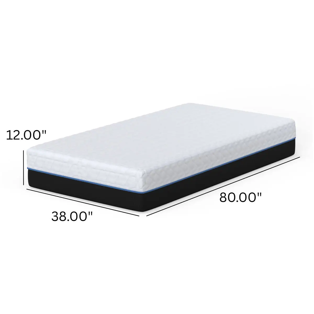 Copper Lux - 12" Soft Memory Foam Mattress With Phase Change Cooling Fabric 5 Copper Lux - 12" Soft Memory Foam Mattress With Phase Change Cooling Fabric - Image 5