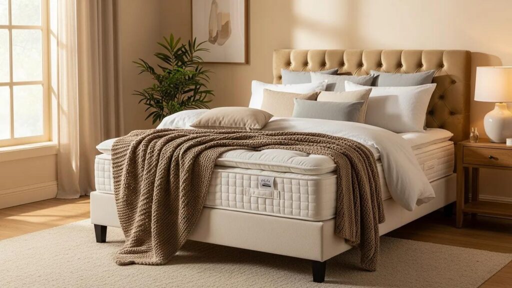 cozy bedroom featuring a luxurious mattress designed for optimal sleep comfort 7ee45a00 6d0b 4108 ba3e 668305a50754 1