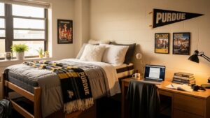 cozy dorm room with a comfortable mattress study desk and natural light 72c6550d de4c 48fa 9b9f cb02ce333d80