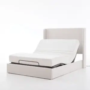 Caron 4.0 - Queen Size Adjustable Bed Frame With Wireless Remote Control, Head And Foot Incline, Massage Function - Black / Gray