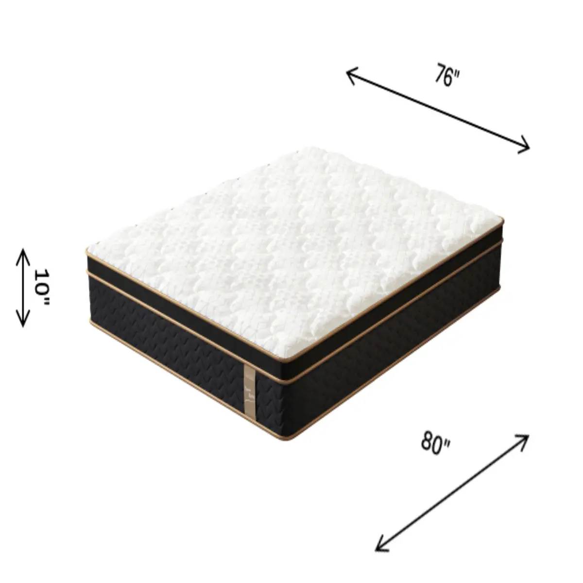 Plush Hybrid Mattresses With Gel Memory Foam, Individual Pocket Spring Motion Isolation Edge Support 8 Plush Hybrid Mattresses With Gel Memory Foam, Individual Pocket Spring Motion Isolation Edge Support - Image 8