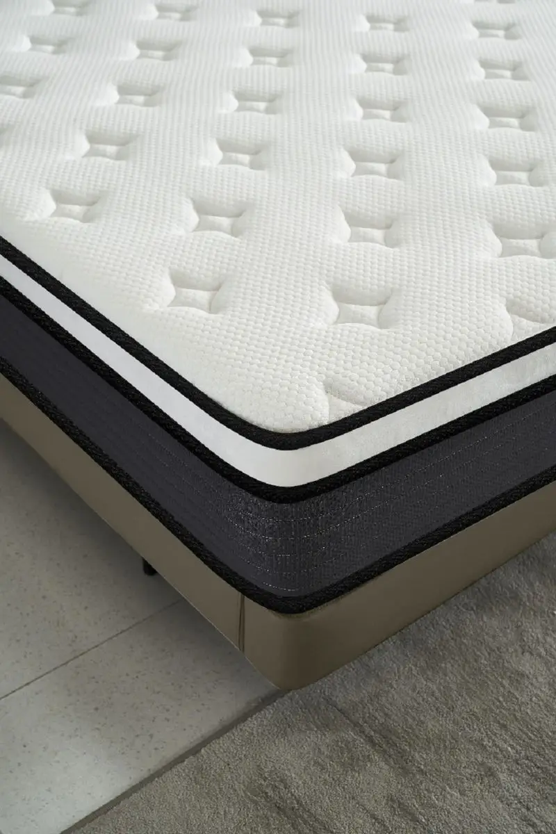 10" Hybrid Pillow Top Mattress A Box With Breathable And Hypoallergenic Design, Medium Firm For Lumbar Support 4 10" Hybrid Pillow Top Mattress A Box With Breathable And Hypoallergenic Design, Medium Firm For Lumbar Support - Image 4