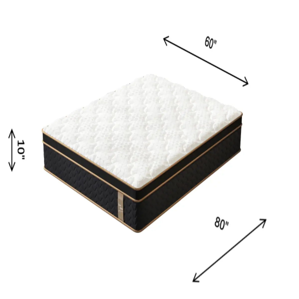 Plush Hybrid Mattresses With Gel Memory Foam, Individual Pocket Spring Motion Isolation Edge Support 5 Plush Hybrid Mattresses With Gel Memory Foam, Individual Pocket Spring Motion Isolation Edge Support - Image 5