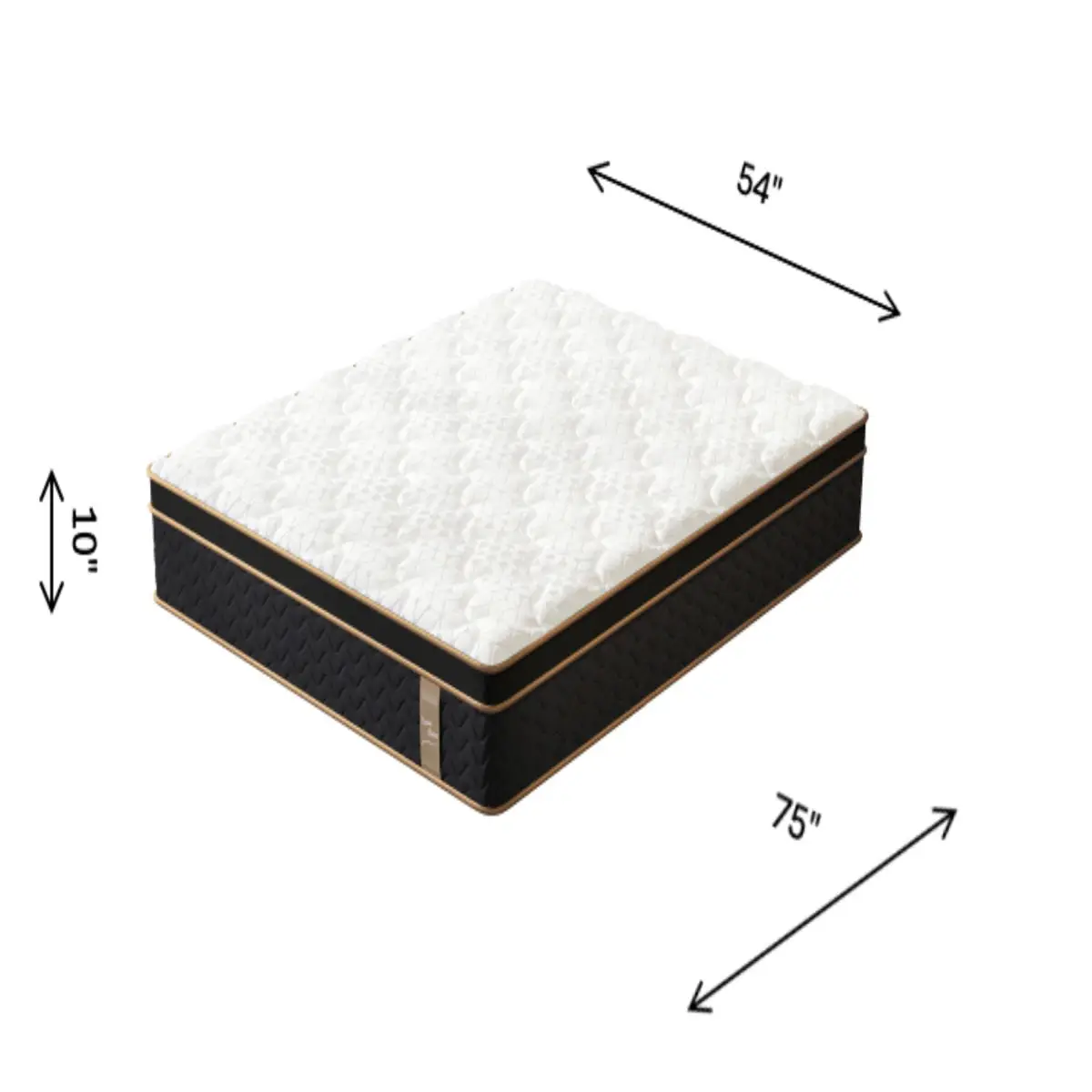 Plush Hybrid Mattresses With Gel Memory Foam, Individual Pocket Spring Motion Isolation Edge Support 7 Plush Hybrid Mattresses With Gel Memory Foam, Individual Pocket Spring Motion Isolation Edge Support - Image 7